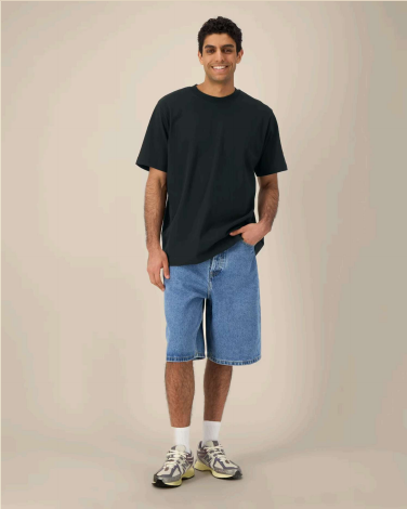Heavy black tee from the REVEL production archive.