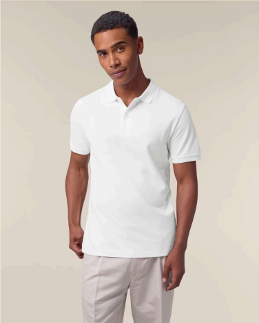 White polo from the REVEL production archive.